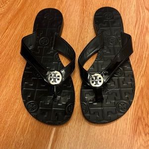 Tory Burch Patent Leather Thora Sandals